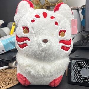 NWT Fluffnest Puffpals Kitsune Kichi Fox Plush